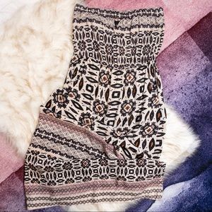 Angie Women's Maxi Strapless Dress with Pockets L